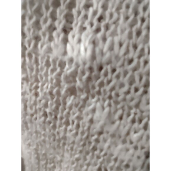 Eileen Fisher Cardigan Lacey Open Knit Lightweight Size PP Linen Blend - Picture 9 of 9